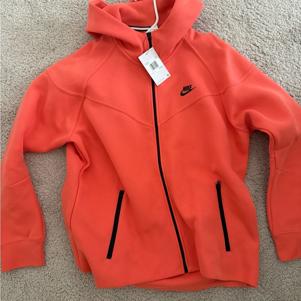Nike Vibrant Orange Full-Zip Hoodie